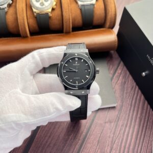 Hublot Classic Fusion Ceramic Replica Watch Black Dial JJZ 42mm (3)