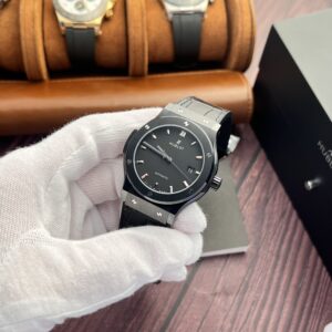 Hublot Classic Fusion Ceramic Replica Watch Black Dial JJZ 42mm (3)