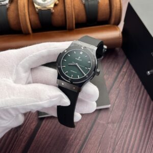 Hublot Classic Fusion Ceramic Replica Watch Green Dial JJZ 42mm (4)