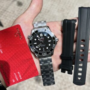 Omega Seamaster Black Dial Replica Watch VS Factory 42mm (1)