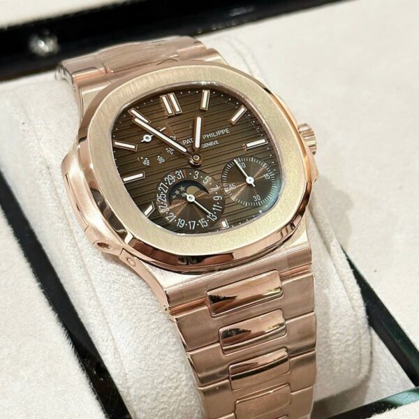 Patek Philippe Nautilus 5712R 18K Gold Wrapped Chocolate Dial GR Factory 40mm (1)