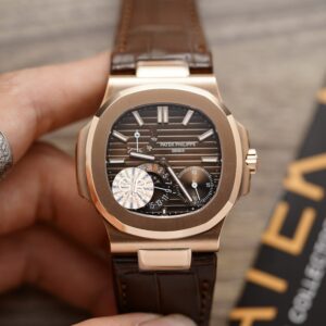 Patek Philippe Nautilus 5712R Chocolate Dial Replica Watch GR Factory 40mm (1)