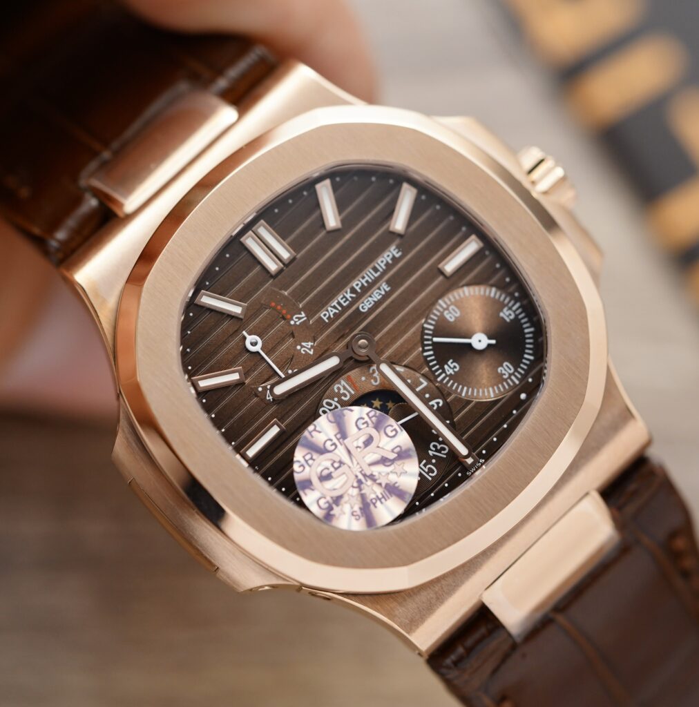 Patek Philippe Nautilus 5712R Chocolate Dial Replica Watch GR Factory 40mm (1)