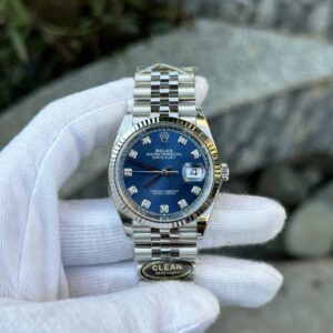 Rolex DateJust 126234 Blue Dial Replica Watch Clean Factory 36mm (1)