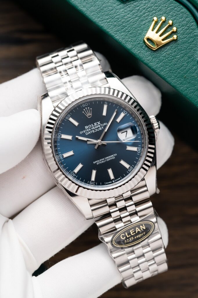 Rolex DateJust 126234 Blue Dial Replica Watch Clean Factory 36mm (1)