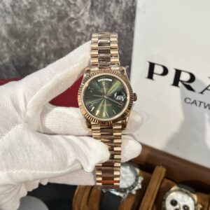 Rolex Day-Date 228235 Green Dial Replica Watch GM Factory 40mm (1)