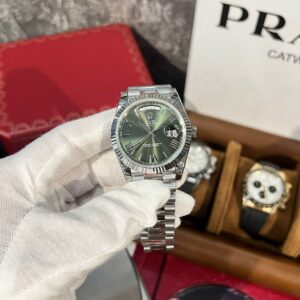 Rolex Day-Date 228236 Green Dial Replica Watch GM Factory 40mm (2)