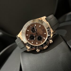 Rolex Daytona 116515LN Replica Watch Chocolate Dial Rubber Strap 40mm (1)