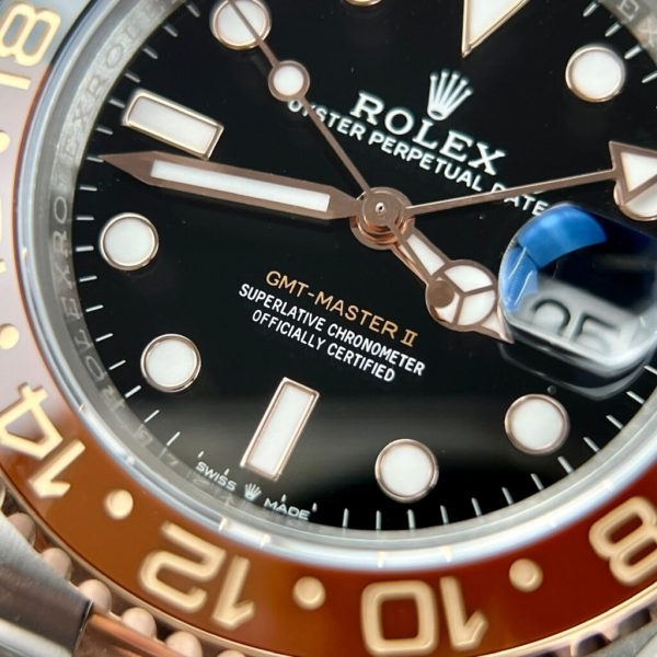 Rolex GMT-Master II 126715CHNR Root Beer Demi Best Replica Clean Factory (3)