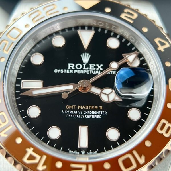 Rolex GMT-Master II 126715CHNR Root Beer Demi Best Replica Clean Factory (3)