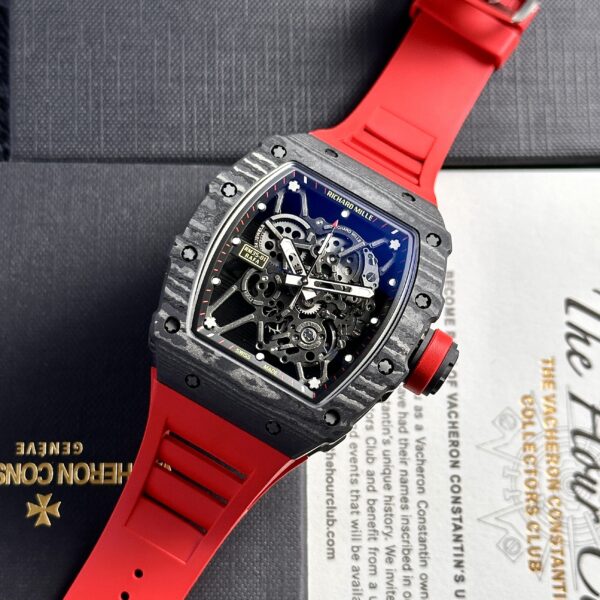 Richard Mille RM35-01 Replica Watch Full Carbon BBR Factory 44mm (7)