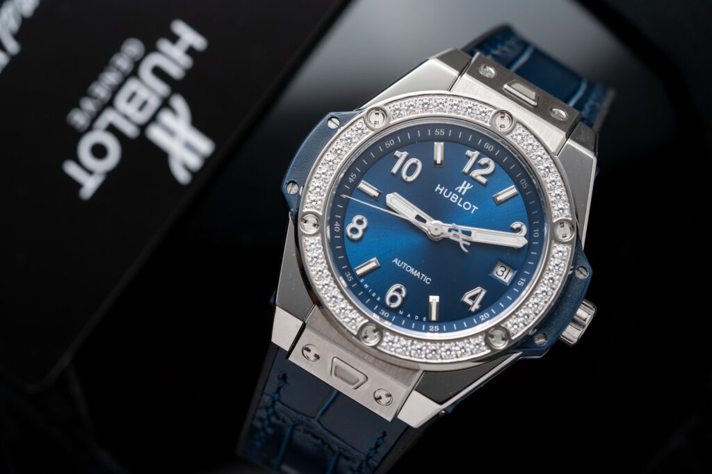 Hublot Big Bang One Click Replica Watch Blue Dial 39mm (6)