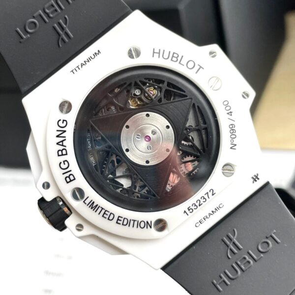 Hublot Big Bang Sang Bleu II Replica Watch Ceramic White 45mm (1)