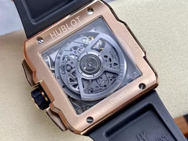 Hublot Square Bang Unico King Gold Ceramic Replica Watch BBF 42mm (8)