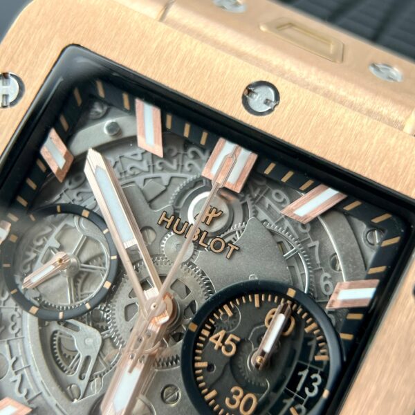 Hublot Square Bang Unico King Gold Replica Watch 42mm (1)