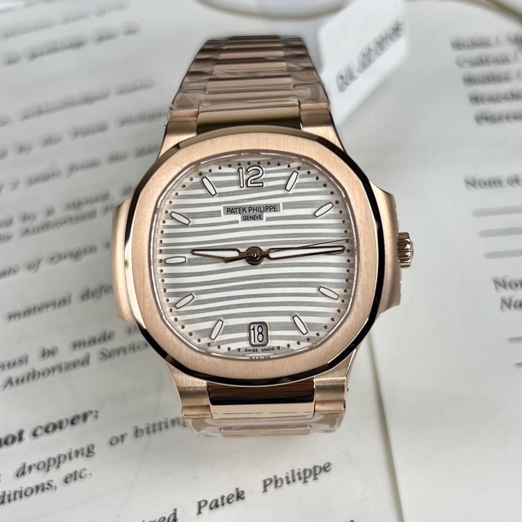 Patek Philippe Nautilus 7118 Gold Wrapped Replica Watch 3K Factory (5)