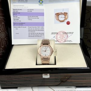 Patek Philippe Nautilus 7118 Gold Wrapped Replica Watch 3K Factory (5)