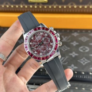 Rolex Cosmograph Daytona 116519 Replica Watches Rubellite Dial 40mm (2)