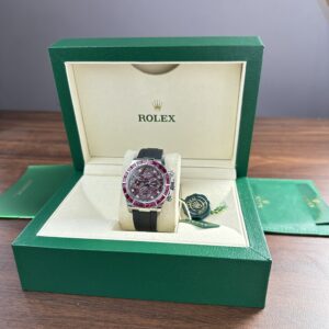 Rolex Cosmograph Daytona 116519 Replica Watches Rubellite Dial 40mm (2)