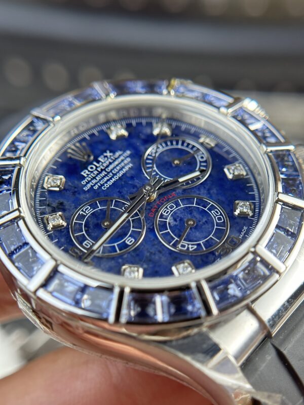 Rolex Cosmograph Daytona 116519 Replica Watches Sodalite Dial 40mm (5)