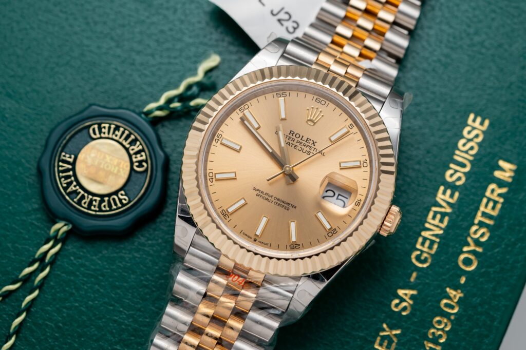 Rolex DateJust Replica Watch Gold Wrapped GM Factory 41mm (1)