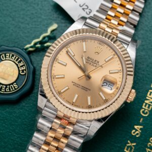 Rolex DateJust Replica Watch Gold Wrapped GM Factory 41mm (1)