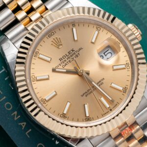 Rolex DateJust Replica Watch Gold Wrapped GM Factory 41mm (1)