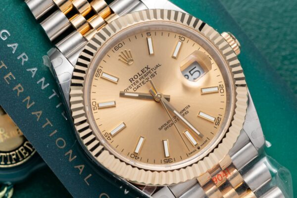 Rolex DateJust Replica Watch Gold Wrapped GM Factory 41mm (1)