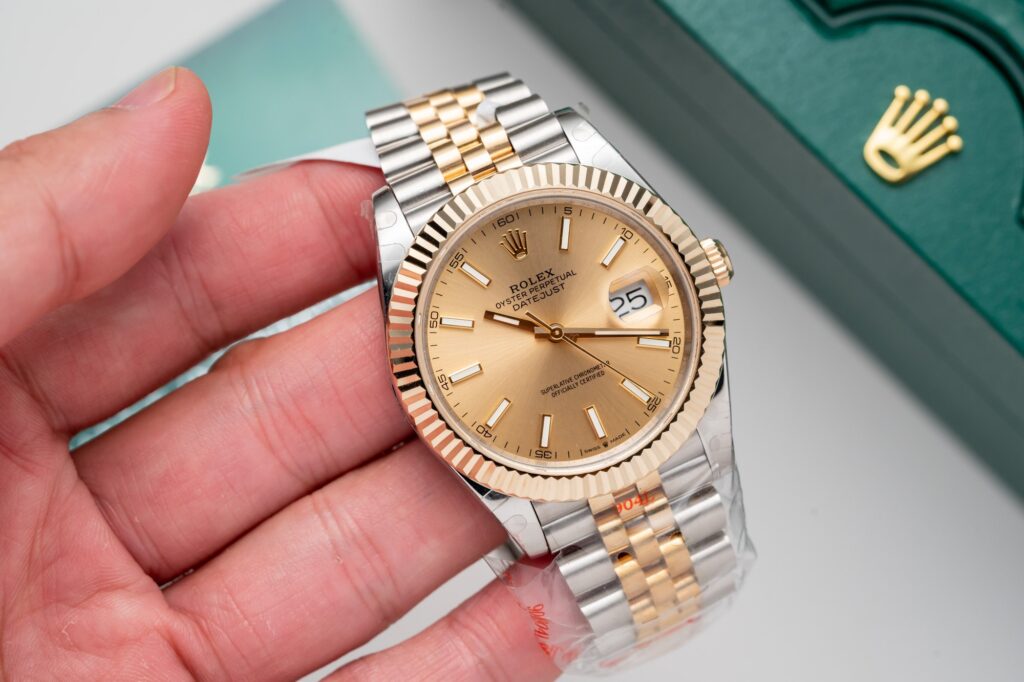 Rolex DateJust Replica Watch Gold Wrapped GM Factory 41mm (1)