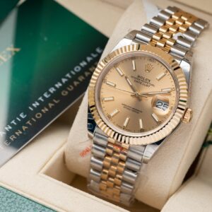 Rolex DateJust Replica Watch Gold Wrapped GM Factory 41mm (8)