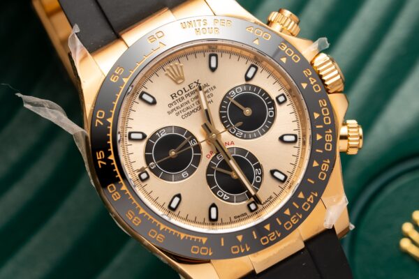 Rolex Daytona 116518LN Replica Watch Gold Champagne Dial Clean Factory 40mm (6)