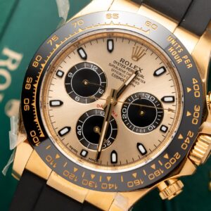 Rolex Daytona 116518LN Replica Watch Gold Champagne Dial Clean Factory 40mm (6)