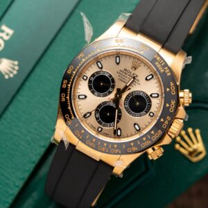 Rolex Daytona 116518LN Replica Watch Gold Champagne Dial Clean Factory 40mm (6)