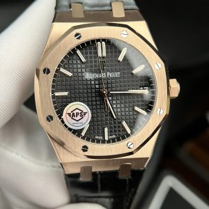 Audemars Piguet Royal Oak 15500OR Leather Strap APS Factory Replica Watch 41mm (1)