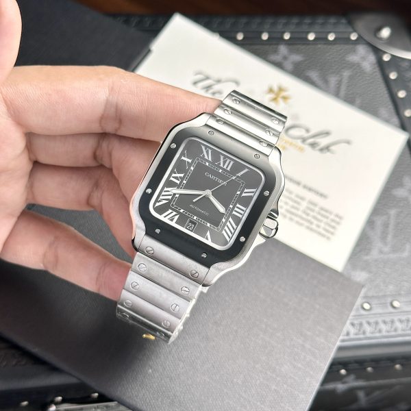 Cartier Santos Replica Watch WSSA0037 Gray Dial BV Factory (2)