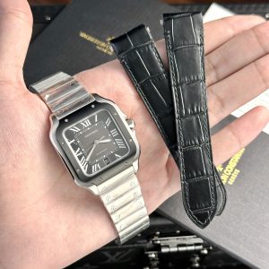 Cartier Santos Replica Watch WSSA0037 Gray Dial BV Factory (2)