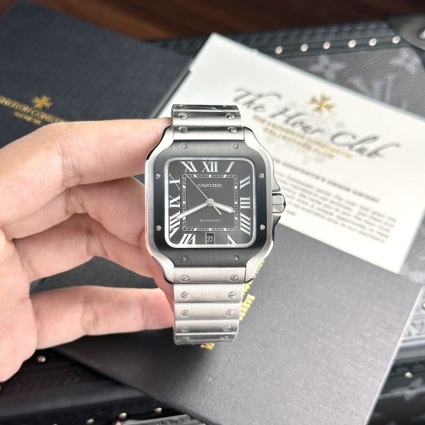 Cartier Santos Replica Watch WSSA0037 Gray Dial BV Factory (2)