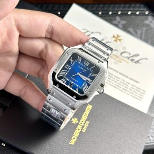 Cartier Santos Replica Watches WSSA0013 Blue Dial BV Factory 39 (3)