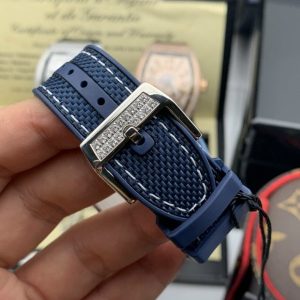 Franck Muller Replica Watch V45 SC DT ABF Factory Blue Diamonds 45mm (1)