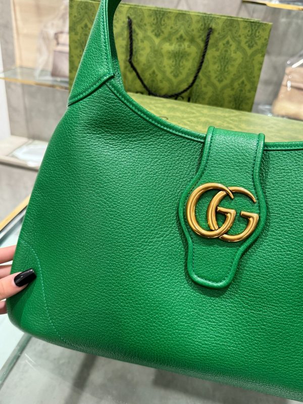 Gucci Aphrodite Medium Shoulder Bag Replica Green Color 39cm (1)