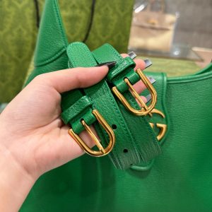 Gucci Aphrodite Medium Shoulder Bag Replica Green Color 39cm (1)