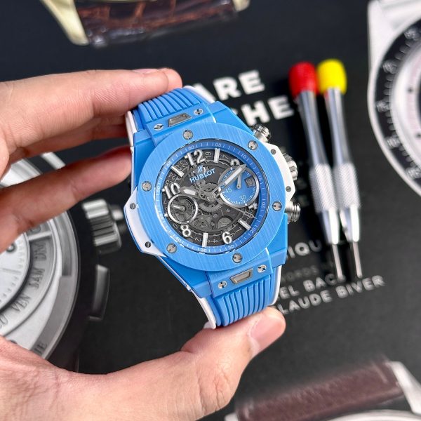 Hublot Replica Watch Big Bang Sky Blue BBF Factory 42mm (1)