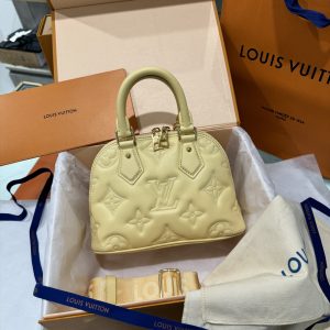 Louis Vuitton Alma BB Replica Handbags Yellow Color (2)