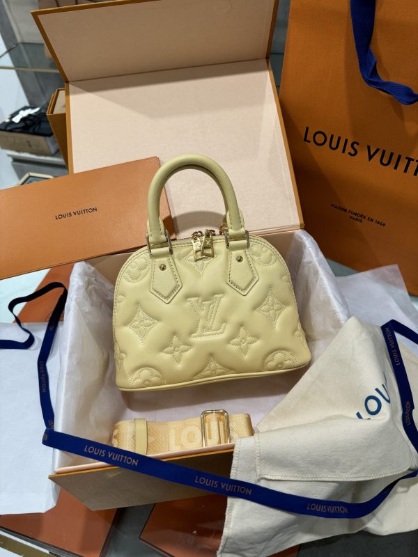 Louis Vuitton Alma BB Replica Handbags Yellow Color (2)