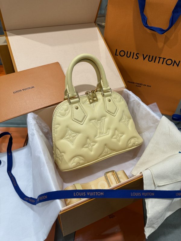 Louis Vuitton Alma BB Replica Handbags Yellow Color (2)