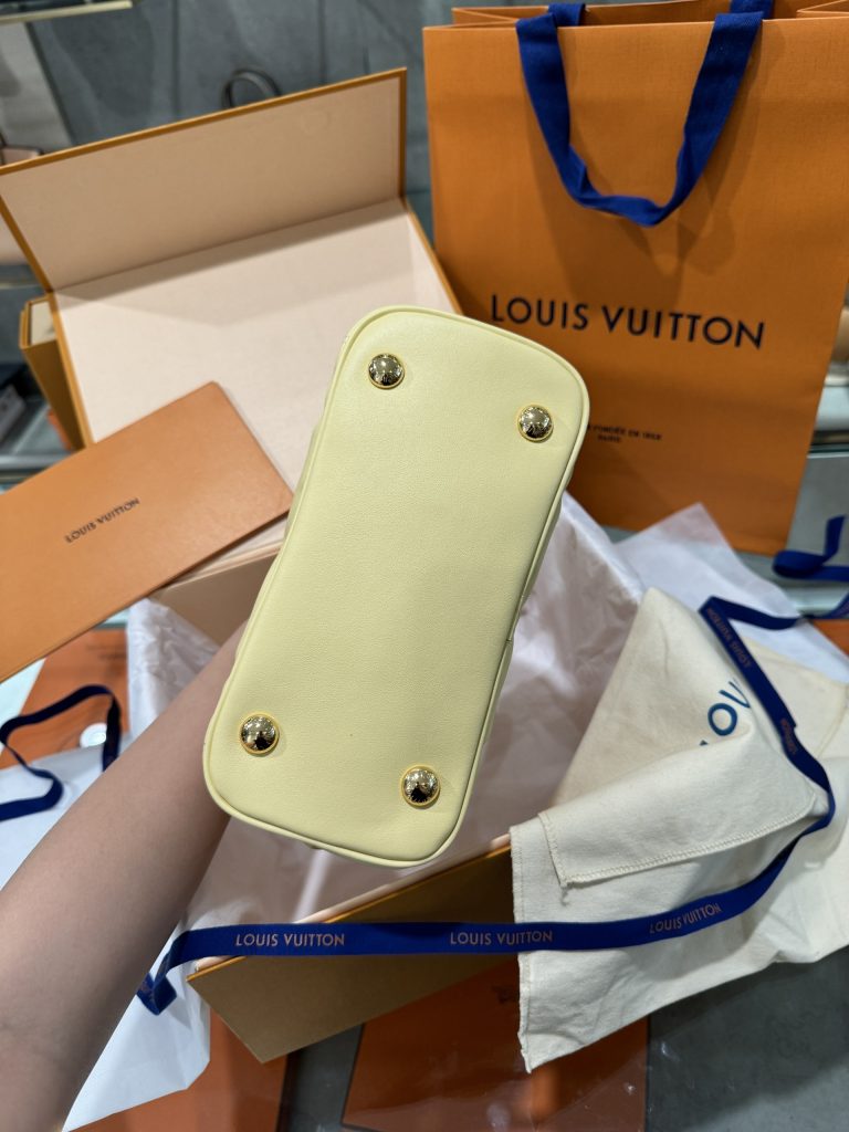 Louis Vuitton Alma BB Replica Handbags Yellow Color (2)