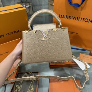 Louis Vuitton Capuchines Taurillon Leather Replica Handbags 27cm (6)