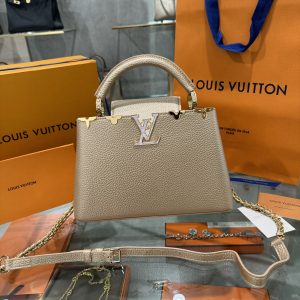 Louis Vuitton Capuchines Taurillon Leather Replica Handbags 27cm (6)