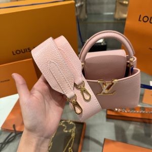 Louis Vuitton Capucines Mini Candy Pink Replica Handbags (5)