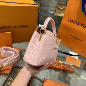 Louis Vuitton Capucines Mini Candy Pink Replica Handbags (5)